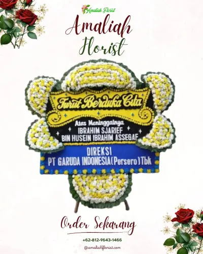 Papan Bunga Duka di Sukodadi